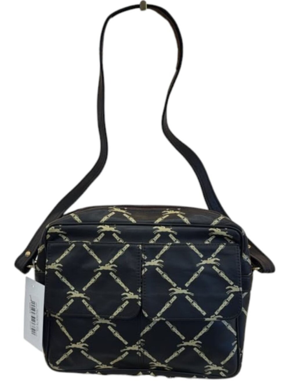514150CR C1 Longchamp Crossbody Bag Brown PVC